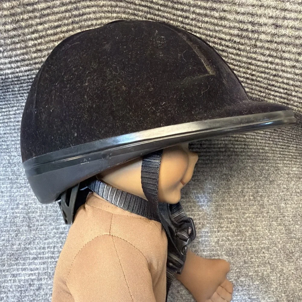 DEVON-AIRE Aegis Model K-3 Riding Helmet~ Size X-small, VelvetBlack Adjustable.
